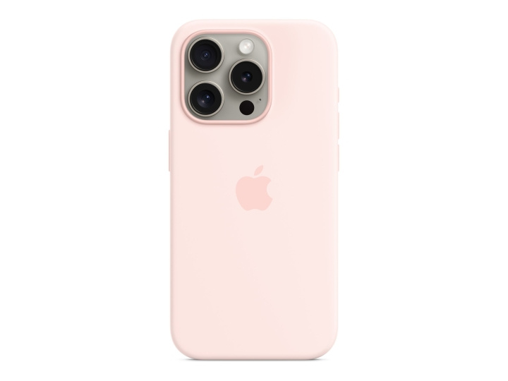 Apple Skyddsfodral Ljusrosa Apple iPhone 15 Pro i gruppen SMARTPHONES & TABLETS / Mobil Beskyttelse / Apple / iPhone 15 hos TP E-commerce Nordic AB (C67974)