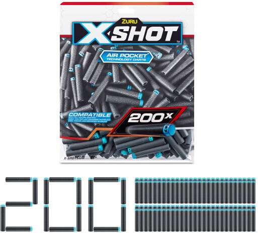 X-Shot Excel Foam Darts - refill-pakke, 200 skud i gruppen LEGETØJ, BØRN & BABY / Legetøj / Action spil hos TP E-commerce Nordic AB (C68048)