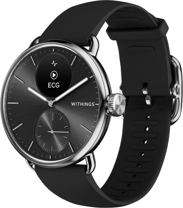 Withings Scanwatch 2 smartwatch, 38 mm, sort i gruppen SPORT, FRITID & HOBBY / Smartwatch & Aktivitetsmåler / Smartwatches hos TP E-commerce Nordic AB (C68053)