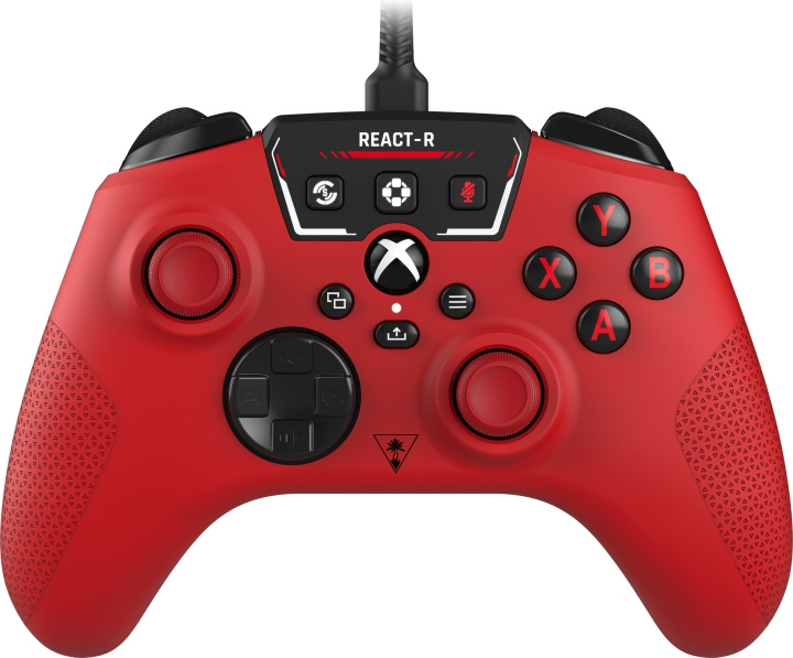 Turtle Beach React-R kablet spilcontroller, rød, Xbox / PC i gruppen HJEMMEELEKTRONIK / Spilkonsoller og tilbehør / Xbox Series X hos TP E-commerce Nordic AB (C68116)