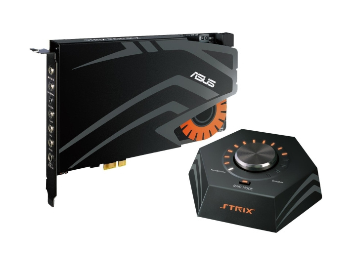 ASUS STRIX RAID DLX lydkort/højttalerforstærker til PCI-e-bus i gruppen COMPUTERTILBEHØR / Computerkomponenter / Lydkort hos TP E-commerce Nordic AB (C68253)