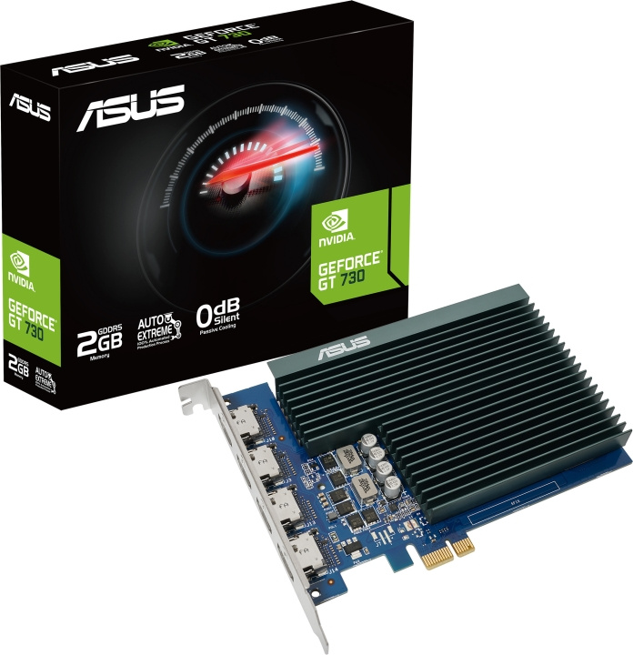 ASUS GeForce GT 730 2GB GDDR5 grafikkort i gruppen COMPUTERTILBEHØR / Computerkomponenter / Grafikkort hos TP E-commerce Nordic AB (C68321)