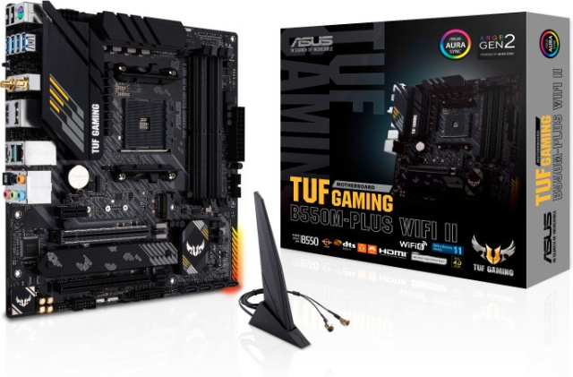 ASUS TUF GAMING B550M-PLUS WIFI II AM4 mikro-ATX-bundkort i gruppen COMPUTERTILBEHØR / Computerkomponenter / Bundkort hos TP E-commerce Nordic AB (C68323)