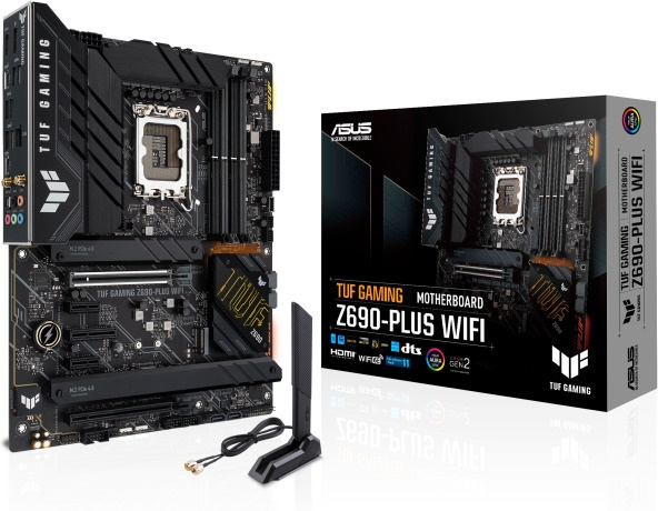 ASUS TUF GAMING Z690-PLUS WIFI LGA 1700 ATX-bundkort i gruppen COMPUTERTILBEHØR / Computerkomponenter / Bundkort hos TP E-commerce Nordic AB (C68324)