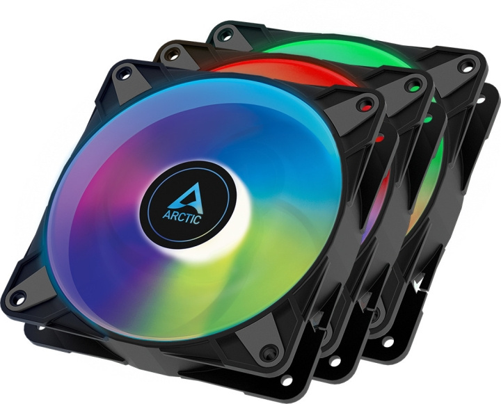 Arctic Cooling Arctic P12 PWM PST A-RGB 0dB Fan Pack, 120 mm, sort, 3-pak i gruppen COMPUTERTILBEHØR / Computerkomponenter / Køling / Blæser hos TP E-commerce Nordic AB (C68336)