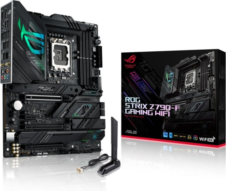 ASUS ROG STRIX Z790-F GAMING WIFI ATX-bundkort i gruppen COMPUTERTILBEHØR / Computerkomponenter / Bundkort hos TP E-commerce Nordic AB (C68385)