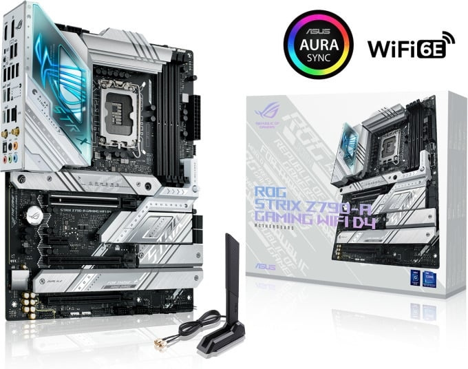 ASUS ROG STRIX Z790-A GAMING WIFI D4 ATX-bundkort i gruppen COMPUTERTILBEHØR / Computerkomponenter / Bundkort hos TP E-commerce Nordic AB (C68386)