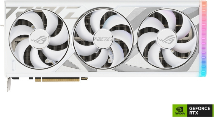 ASUS GeForce ROG-STRIX-RTX4090-24G-WHITE grafikkort, hvid i gruppen COMPUTERTILBEHØR / Computerkomponenter / Grafikkort hos TP E-commerce Nordic AB (C68458)