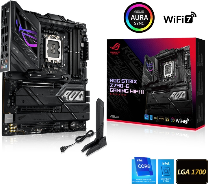 ASUS ROG Strix Z790-E Gaming WiFi II ATX-bundkort i gruppen COMPUTERTILBEHØR / Computerkomponenter / Bundkort hos TP E-commerce Nordic AB (C68525)