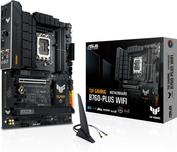 ASUS TUF GAMING B760-PLUS WIFI ATX-bundkort i gruppen COMPUTERTILBEHØR / Computerkomponenter / Bundkort hos TP E-commerce Nordic AB (C68549)