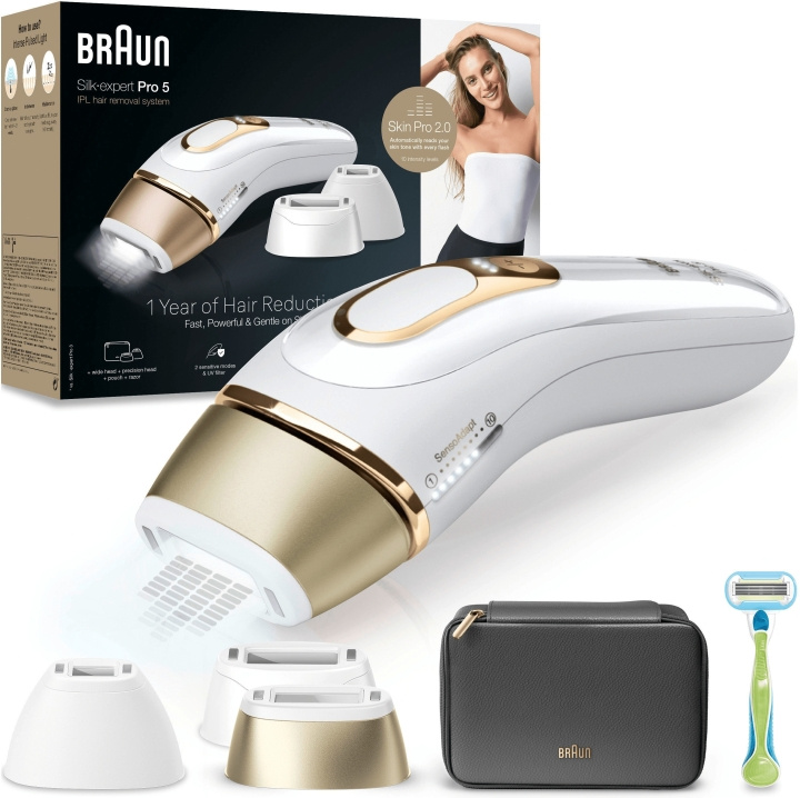 Braun IPL Silk-expert Pro 5 PL5242 IPL-apparat i gruppen SKØNHED & HELSE / Hår og styling / Hårfjerning / IPL og Laser hos TP E-commerce Nordic AB (C68596)