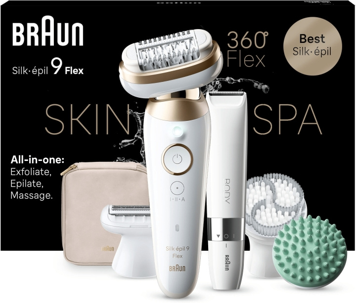 Braun Silk-épil 9 3D Flex SkinSpa 9-481 epilator i gruppen SKØNHED & HELSE / Hår og styling / Hårfjerning / Epilatorer hos TP E-commerce Nordic AB (C68600)