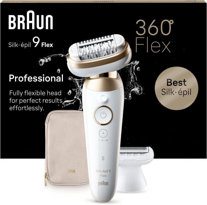 Braun Silk Epil 9 Flex 3D 9-041 epilator i gruppen SKØNHED & HELSE / Hår og styling / Hårfjerning / Epilatorer hos TP E-commerce Nordic AB (C68601)