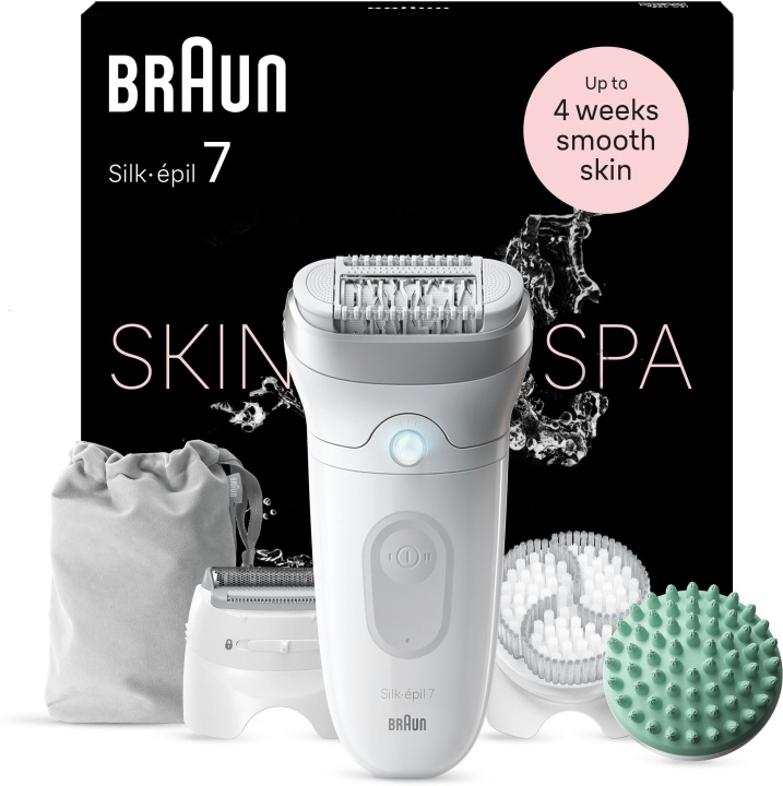 Braun Silk Epil 7 SkinSpa 7-081 epilator i gruppen SKØNHED & HELSE / Hår og styling / Hårfjerning / Epilatorer hos TP E-commerce Nordic AB (C68605)