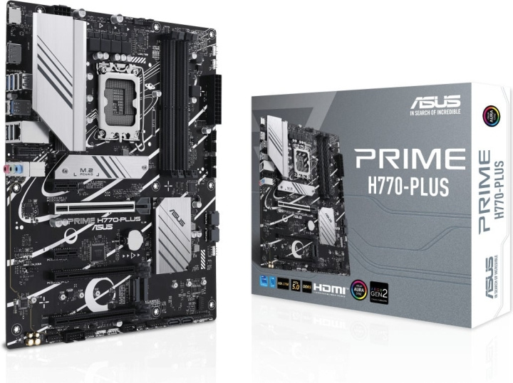 ASUS PRIME H770-PLUS ATX-bundkort i gruppen COMPUTERTILBEHØR / Computerkomponenter / Bundkort hos TP E-commerce Nordic AB (C68628)