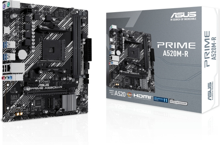 ASUS PRIME A520M-R mATX-bundkort i gruppen COMPUTERTILBEHØR / Computerkomponenter / Bundkort hos TP E-commerce Nordic AB (C68630)