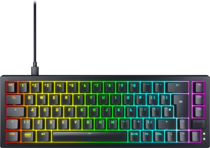 Xtrfy K5V2 RGB Compact 65% mekanisk gaming-tastatur, sort i gruppen COMPUTERTILBEHØR / GAMING / Tastatur hos TP E-commerce Nordic AB (C68768)