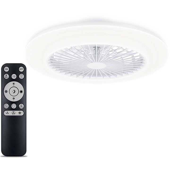 Philips Amigo Takfläkt med LED-belysning Varm-/kallvitt 4000 lm i gruppen HJEM, HUS & HAVE / Ventilator & Klima apparater / Gulventilatorer hos TP E-commerce Nordic AB (C68772)