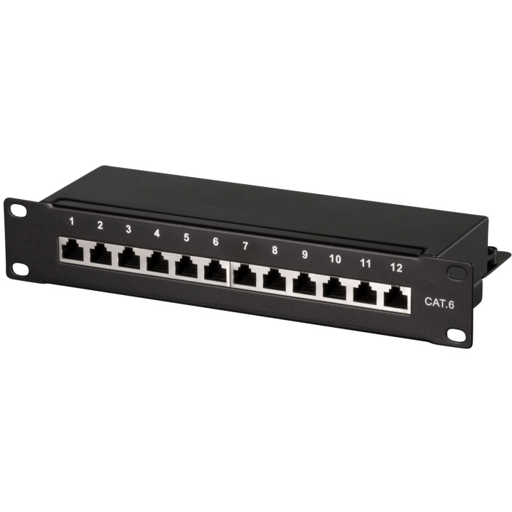 LogiLink Patchpanel 12-portar Cat6 för 10