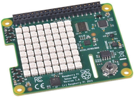 Raspberry Pi Sense HAT-sensormodul i gruppen COMPUTERTILBEHØR / Computerkomponenter / Raspberry Pi hos TP E-commerce Nordic AB (C68886)