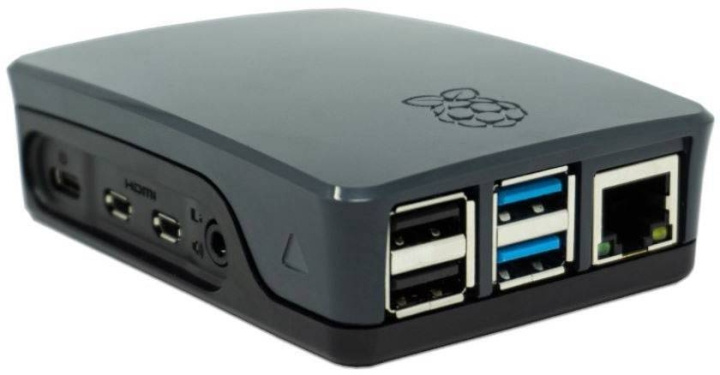 Raspberry Pi plastkasse, Raspberry Pi 4 B, sort i gruppen COMPUTERTILBEHØR / Computerkomponenter / Raspberry Pi hos TP E-commerce Nordic AB (C68907)