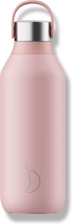 Chilly\'s Bottles Chilly\'s Series 2 termoflaske, Blush Pink, 500 ml i gruppen SPORT, FRITID & HOBBY / Friluftsliv / Termokander & vandflasker hos TP E-commerce Nordic AB (C69046)