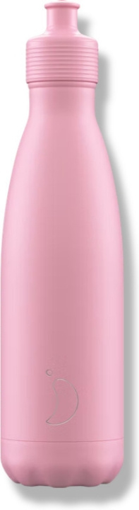 Chilly\'s Bottles Chilly\'s Sports termoflaske, pink, 500 ml i gruppen SPORT, FRITID & HOBBY / Friluftsliv / Termokander & vandflasker hos TP E-commerce Nordic AB (C69050)