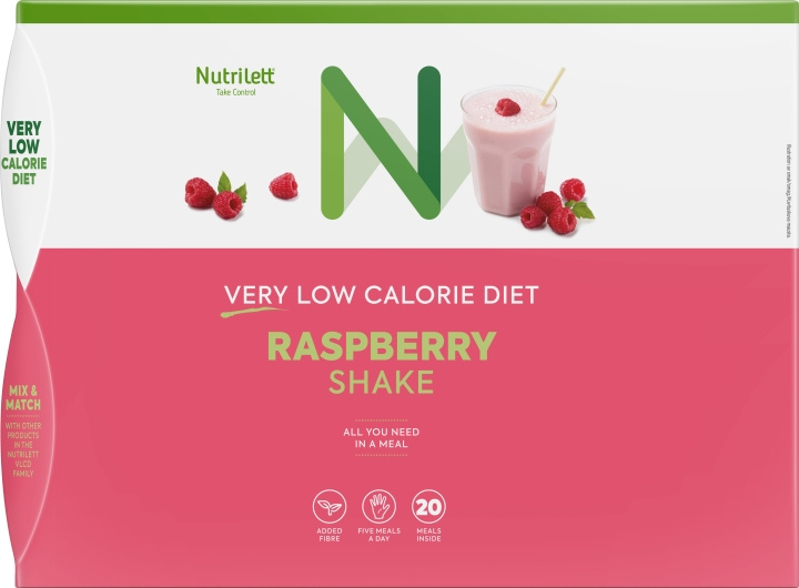 Nutrilett VLCD Raspberry Shake, 35 g, 20-PACK i gruppen SKØNHED & HELSE / Helse / Andet hos TP E-commerce Nordic AB (C69067)