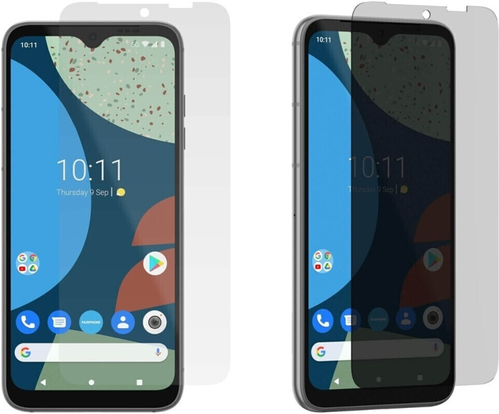 Fairphone 5 skærmbeskytter med privatlivsfilm i gruppen SMARTPHONES & TABLETS / Mobil Beskyttelse / Andre modeller hos TP E-commerce Nordic AB (C69117)