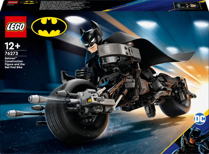 LEGO Super Heroes DC 76273 - Batman™-figur, der kan bygges, og Batpod-hjul i gruppen LEGETØJ, BØRN & BABY / Legetøj / Bygge legesager / Lego hos TP E-commerce Nordic AB (C69244)