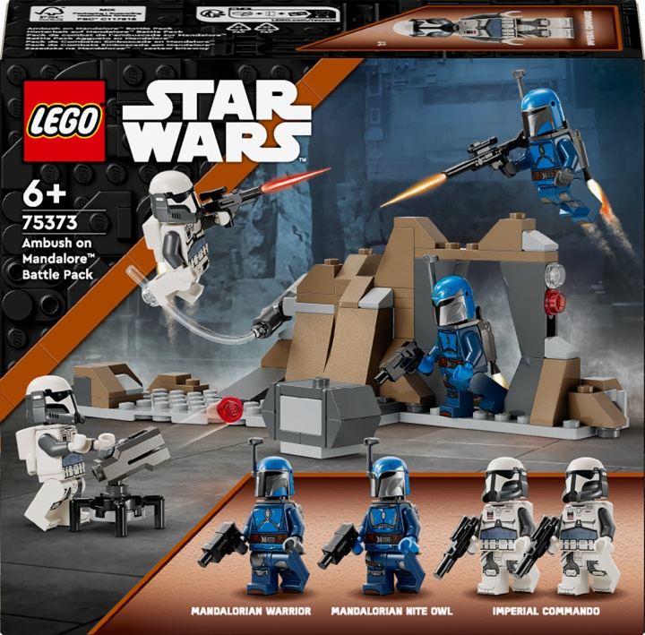 LEGO Star Wars 75373 - Bagholdsangreb på Mandalore - kampsæt i gruppen LEGETØJ, BØRN & BABY / Legetøj / Bygge legesager / Lego hos TP E-commerce Nordic AB (C69251)