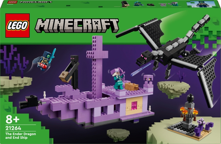 LEGO Minecraft 21264 - Firben og edderkoppeskib i gruppen LEGETØJ, BØRN & BABY / Legetøj / Bygge legesager / Lego hos TP E-commerce Nordic AB (C69254)