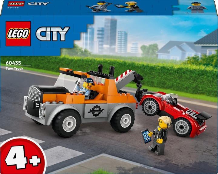 LEGO City Fantastiske fartøjer 60435 - Bugseringsvogn og sportsvognsgarage i gruppen LEGETØJ, BØRN & BABY / Legetøj / Bygge legesager / Lego hos TP E-commerce Nordic AB (C69260)