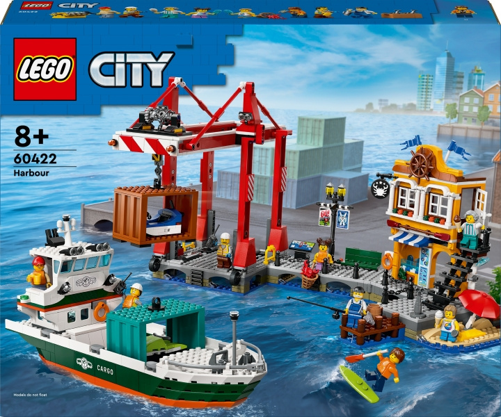 LEGO My City 60422 - Havneby og fragtskib i gruppen LEGETØJ, BØRN & BABY / Legetøj / Bygge legesager / Lego hos TP E-commerce Nordic AB (C69261)