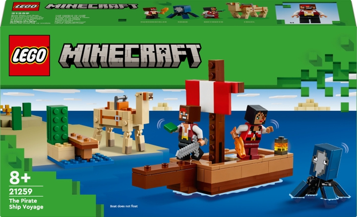 LEGO Minecraft 21259 - Piratskibets rejse i gruppen LEGETØJ, BØRN & BABY / Legetøj / Bygge legesager / Lego hos TP E-commerce Nordic AB (C69263)