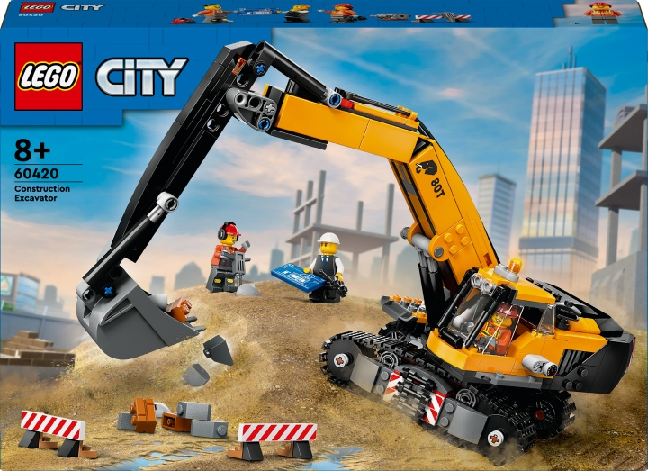 LEGO City Store køretøjer 60420 - Gul byggegravemaskine i gruppen LEGETØJ, BØRN & BABY / Legetøj / Bygge legesager / Lego hos TP E-commerce Nordic AB (C69275)