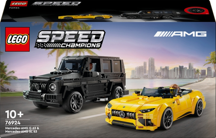 LEGO Speed Champions 76924 - Mercedes-AMG G 63 og Mercedes-AMG SL 63 i gruppen LEGETØJ, BØRN & BABY / Legetøj / Bygge legesager / Lego hos TP E-commerce Nordic AB (C69298)