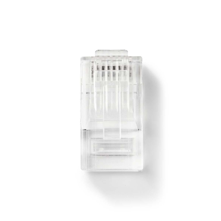 Nedis RJ45-stik | RJ45 Pass Through | Solid UTP CAT5 | Lige | Guldplateret | 10 stk. | PVC | Gennemsigtig | Box i gruppen COMPUTERTILBEHØR / Kabler og adaptere / Netværkskabler / Adaptere og samlemuffer hos TP E-commerce Nordic AB (C69332)