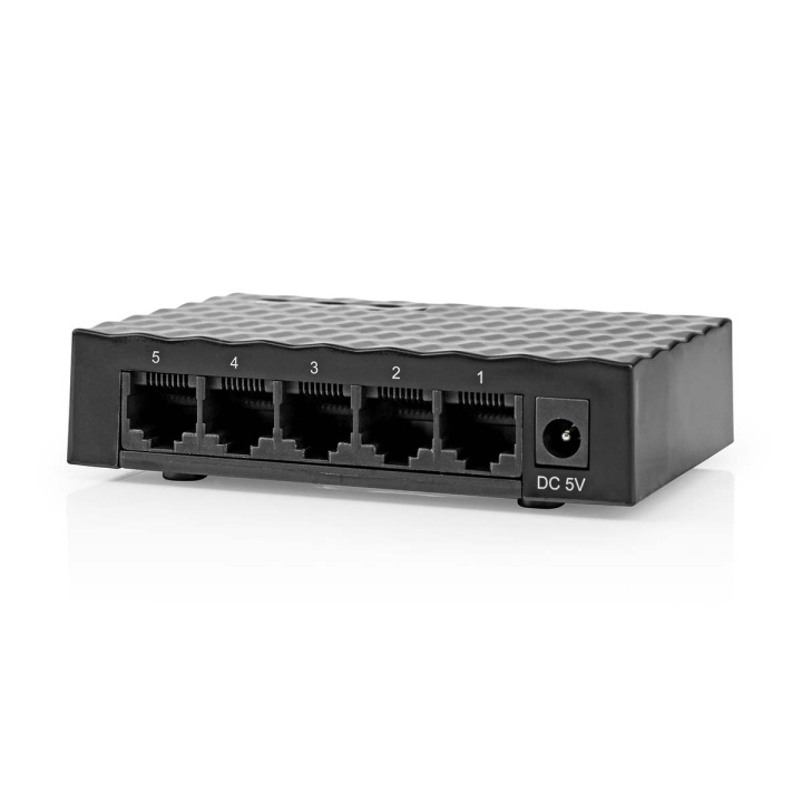 Nedis Netværk switch | Vind hastighed: Gigabit | Antal Ethernet-porte: 5 i gruppen COMPUTERTILBEHØR / Netværk / Switches hos TP E-commerce Nordic AB (C69337)