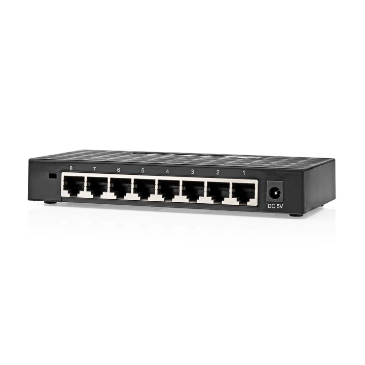 Nedis Netværk switch | Vind hastighed: Gigabit | Antal Ethernet-porte: 8 i gruppen COMPUTERTILBEHØR / Netværk / Switches hos TP E-commerce Nordic AB (C69338)