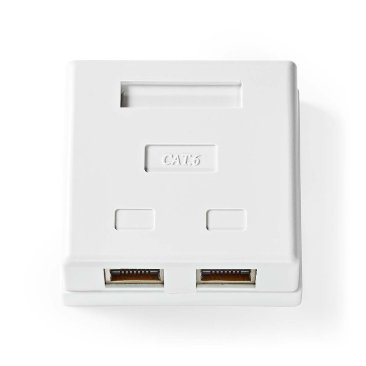 Nedis Netværksvægboks | På væggen | 2-Port port(s) | STP CAT6 | Lige | Hun | Guldplateret | PVC | Hvid | Box i gruppen COMPUTERTILBEHØR / Kabler og adaptere / Netværkskabler / Adaptere og samlemuffer hos TP E-commerce Nordic AB (C69346)