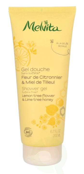 Melvita Shower Gel 200 ml Lemon Tree Flower & Lime Tree Honey i gruppen SKØNHED & HELSE / Hår og styling / Hårpleje / Shampoo hos TP E-commerce Nordic AB (C69441)