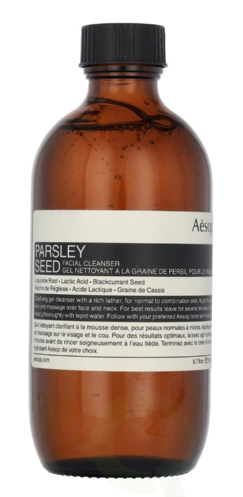 AESOP Parsley Seed Facial Cleanser 200 ml i gruppen SKØNHED & HELSE / Hudpleje / Ansigt / Rengøring hos TP E-commerce Nordic AB (C69592)