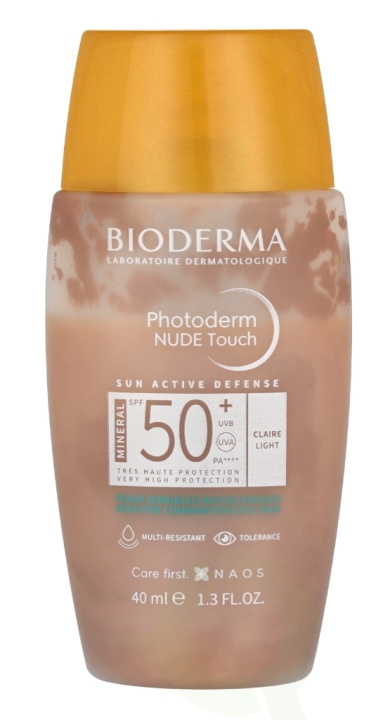 Bioderma Photoderm Nude Touch Mineral SPF50+ 40 ml Claire i gruppen SKØNHED & HELSE / Hudpleje / Tanning / Solbeskyttelse hos TP E-commerce Nordic AB (C69601)