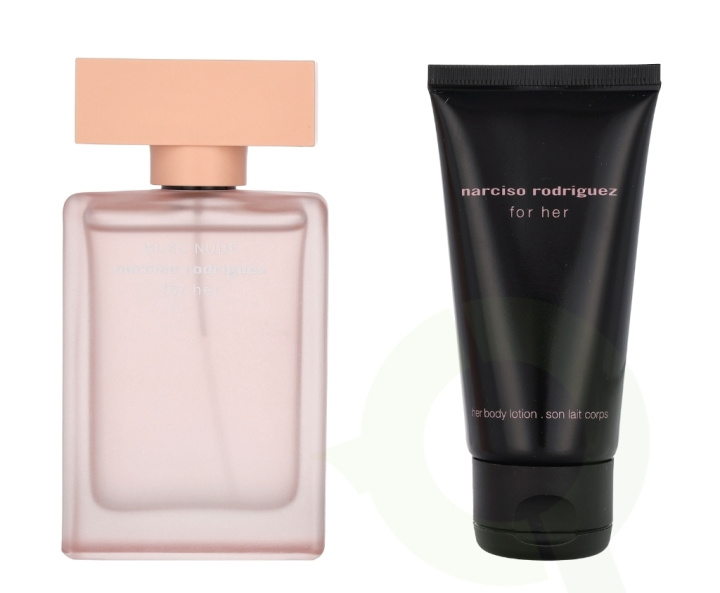 Narciso Rodriguez For Her Musc Nude Giftset 100 ml Edp Spray 50ml/Perfumed Body Lotion 50ml i gruppen SKØNHED & HELSE / Gaveæske / Gaveæske til hende hos TP E-commerce Nordic AB (C69605)