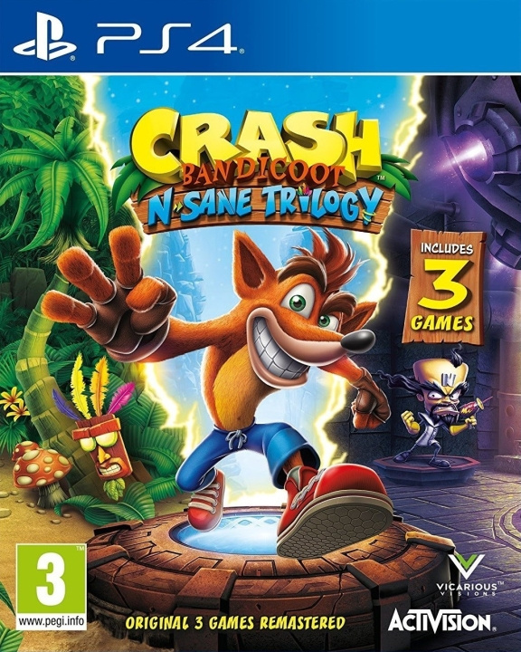 Activision Crash Bandicoot - N. Sane Trilogy (PS4) i gruppen HJEMMEELEKTRONIK / Spilkonsoller og tilbehør / Sony PlayStation 4 hos TP E-commerce Nordic AB (C69725)