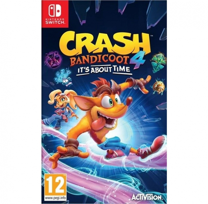 Activision Crash Bandicoot 4: It\'s About Time spil, Switch i gruppen HJEMMEELEKTRONIK / Spilkonsoller og tilbehør / Nintendo Switch / Spil hos TP E-commerce Nordic AB (C69798)