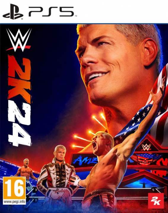 2K Games WWE 2K24 (PS5) i gruppen HJEMMEELEKTRONIK / Spilkonsoller og tilbehør / Sony PlayStation 5 hos TP E-commerce Nordic AB (C69829)