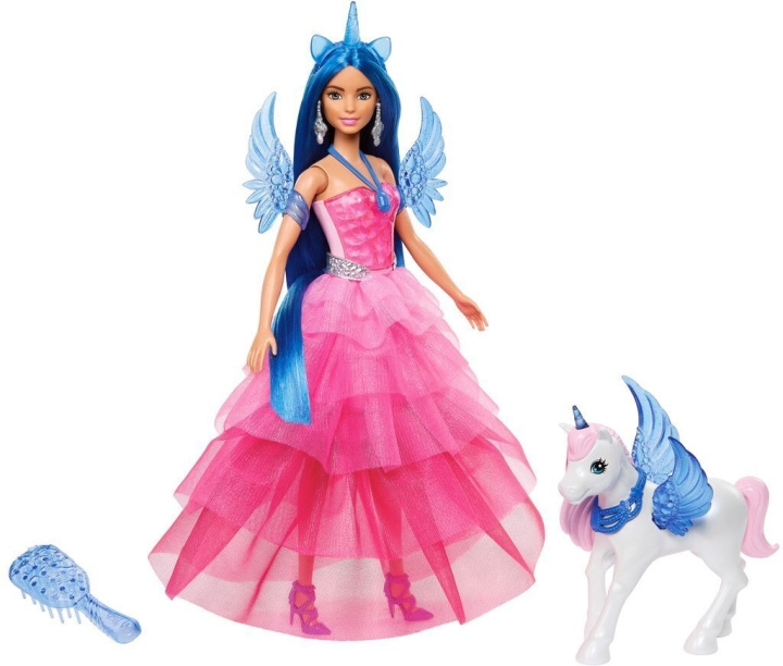 Barbie Sapphire Alicorn dukke - Modedukke i gruppen LEGETØJ, BØRN & BABY / Legetøj / Docks og tilbehør hos TP E-commerce Nordic AB (C69832)