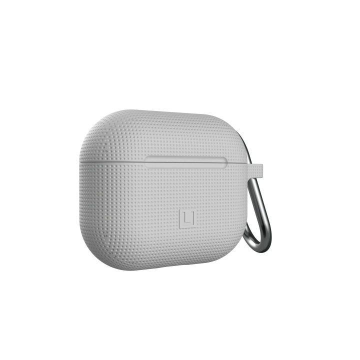 U by UAG Apple AirPods 3rd gen U Dot Case, Grey i gruppen HJEMMEELEKTRONIK / Lyd & billede / Hovedtelefoner & Tilbehør / Tilbehør hos TP E-commerce Nordic AB (C69896)